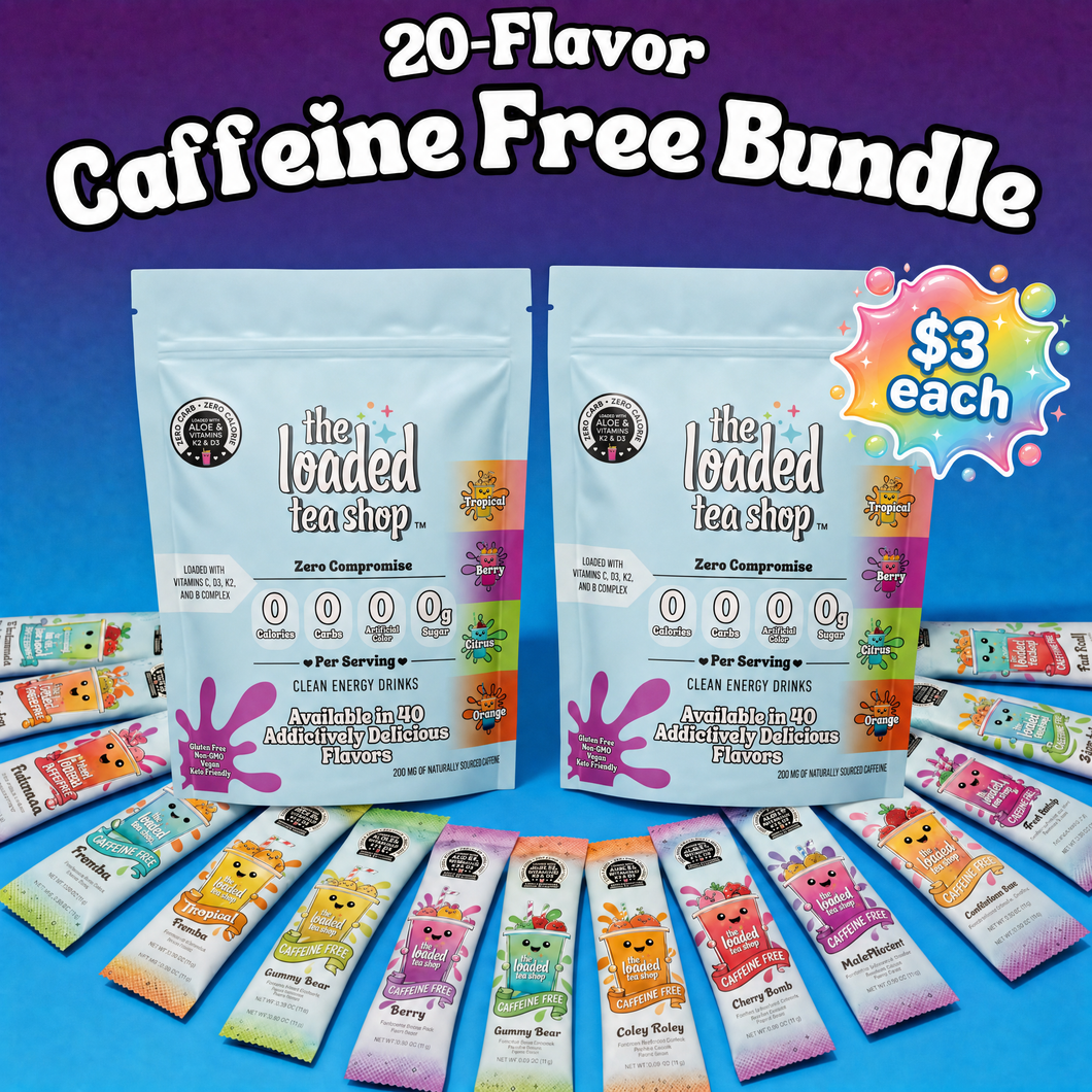 20 Flavor Bundle (Caffeine-Free) – The Loaded Tea Shop